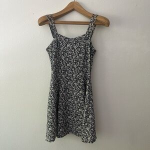 American Vintage | Blue & White Floral Print Summer Sundress